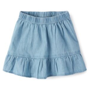 Light Blue Denim Skirt
